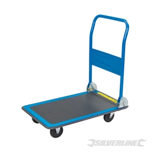Silverline - Chariot plateforme pliant - 150 kg