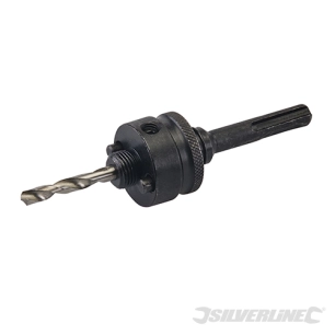 Silverline - Porte-outil pour scies-cloches SDS-Plus - 32 - 152 mm