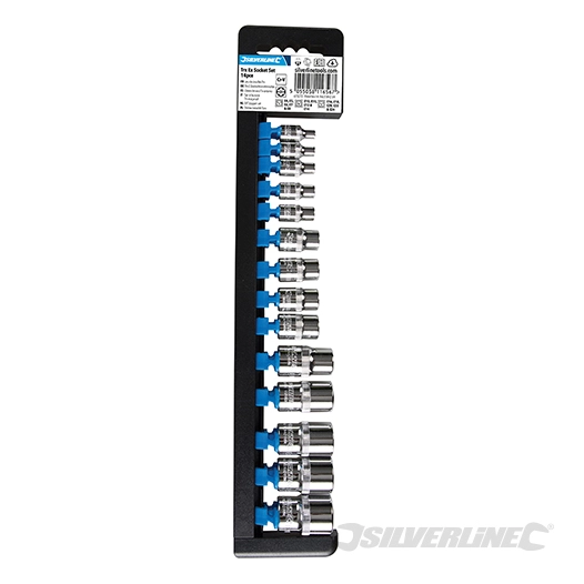 Silverline - Douilles E4 - E24, 14 pcs - E4 - E24