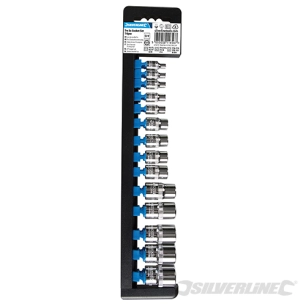 Silverline - Douilles E4 - E24, 14 pcs - E4 - E24