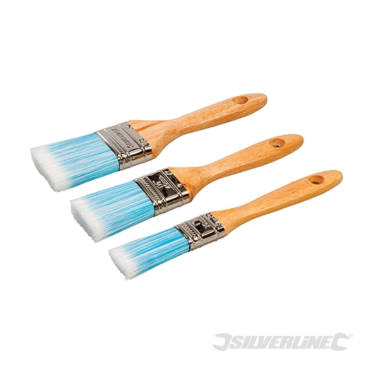 Silverline - Pinceaux synthétiques - 25, 40 et 50 mm