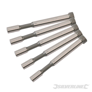 Silverline - Poinçons de grignoteuse pneumatique, 5 pcs - 5 pcs