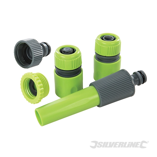 Silverline - Raccords pour tuyaux, 5 pcs - 5 pcs