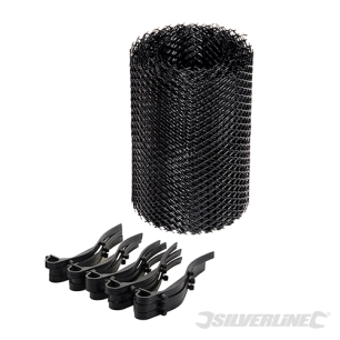 Silverline - Protège-gouttière - 5 m x 160 mm