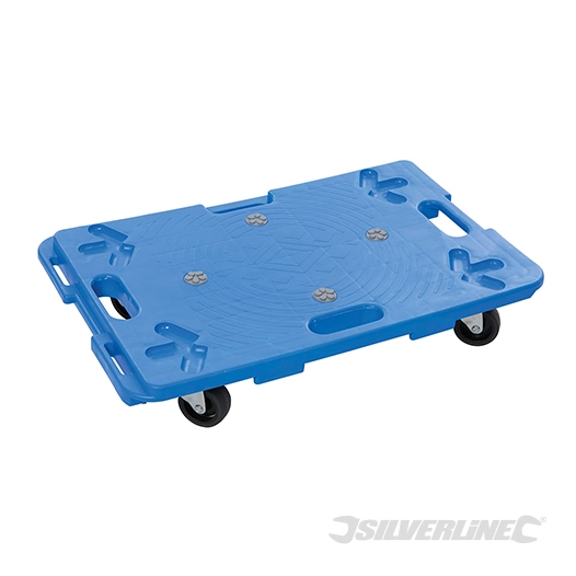 Silverline - Chariot plateforme en plastique emboîtable - 100 kg