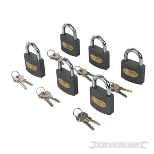 Silverline - Cadenas interchangeables en fer, 6 pcs - 50 mm
