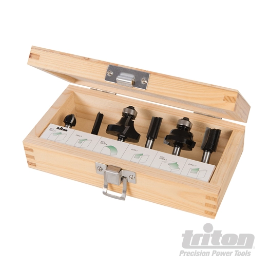 Triton - Fraises à défoncer 1/2'', 6 pcs - 6 pcs