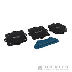 Rockler - Gabarits d'angle pour défonceuse, 4 pcs - Rayon de 1/8 - 1''