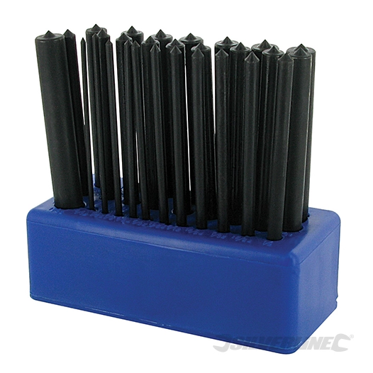 Silverline - Pointeaux de transfert, 28 pcs - 2,4 - 13,4 mm