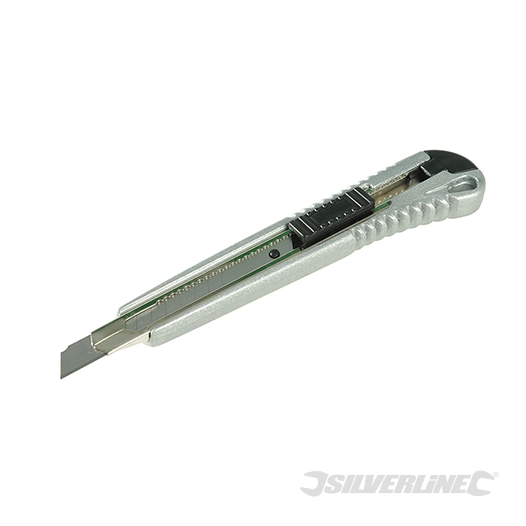 Silverline - Cutter en alliage d'aluminium à lame sécable 9 mm - 9 mm