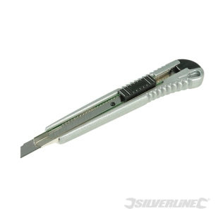 Silverline - Cutter en alliage d'aluminium à lame sécable 9 mm - 9 mm