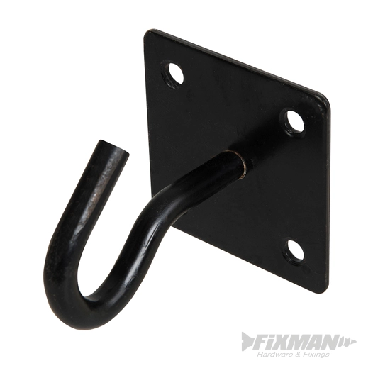 Fixman - Cadène noire - Crochet 50 mm x 50 mm