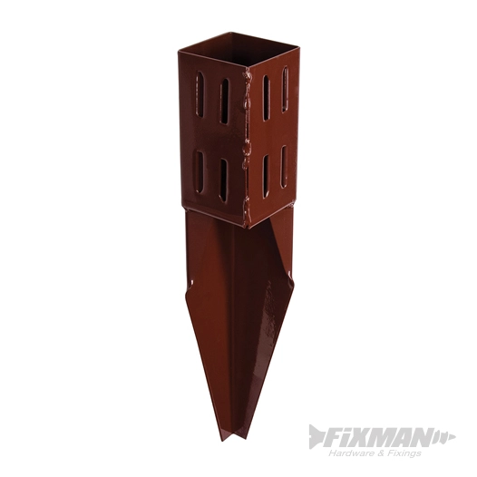 Fixman - Support de réparation pour poteau à planter - 75 x 75 mm
