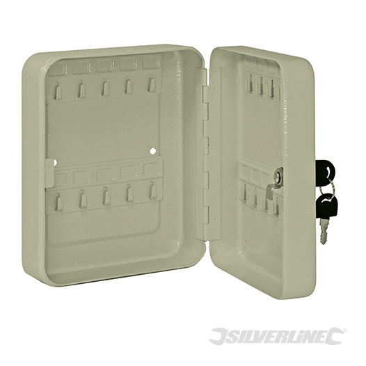 Silverline - Armoire de rangement 20 clés - 200 x 160 x 75 mm