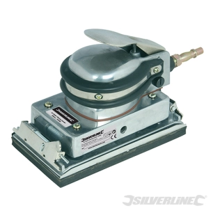 Silverline - Ponceuse pneumatique orbitale - 90 x 170 x 12 mm