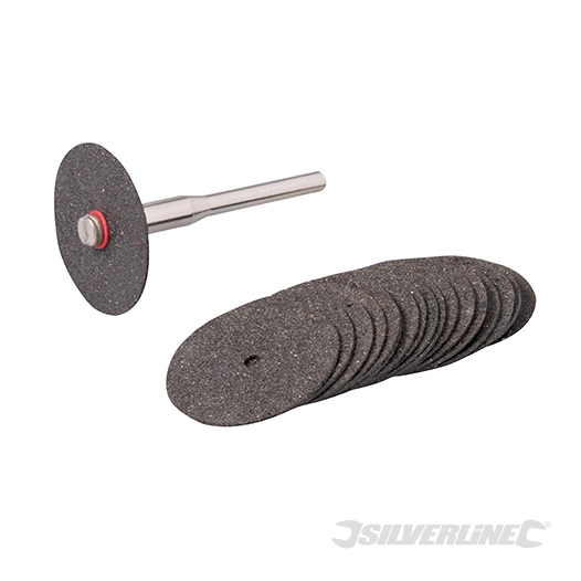 Silverline - Disques de coupe pour outil rotatif, 18 pcs - ø 24 mm