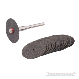 Silverline - Disques de coupe pour outil rotatif, 18 pcs - ø 24 mm