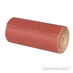 Silverline - Rouleau abrasif corindon 50 m - Grain 80, 50 m