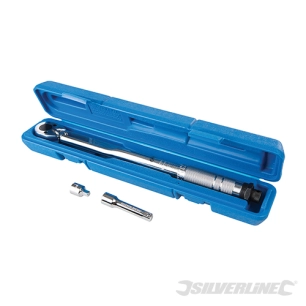 Silverline - Clé dynamométrique - 20 - 110 Nm, carré 3/8''