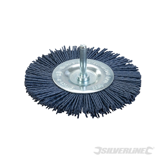 Silverline - Brosse à filaments - 100 mm, grain fin