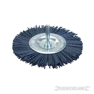 Silverline - Brosse à filaments - 100 mm, grain fin