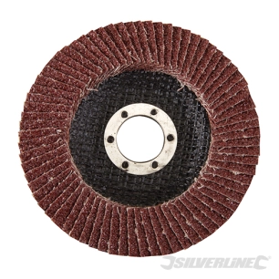 Silverline - Disque à lamelles corindon - 115 mm Grain 40
