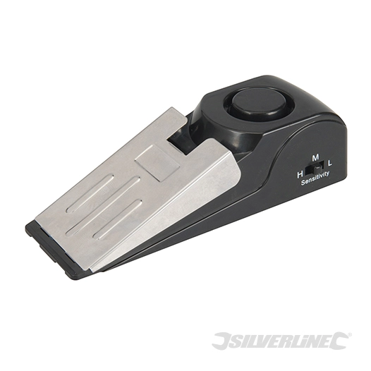 Silverline - Cale-porte à alarme - 1 x 9 V (PP3)