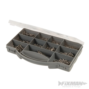 Fixman - Coffret de vis A2 autotaraudeuses en inox - 570 pcs