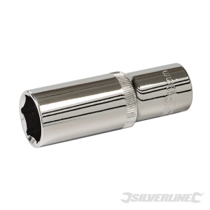 Silverline - Douille métrique profonde 1/2'' avec entraînement à 6 pointes - 19 mm