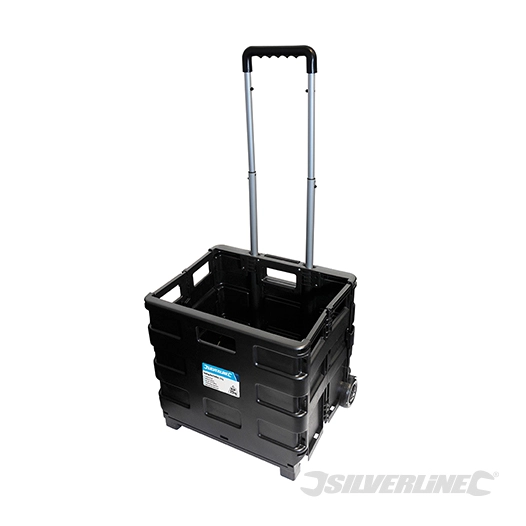 Silverline - Chariot-caisse pliant - 25 kg