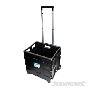 Silverline - Chariot-caisse pliant - 25 kg