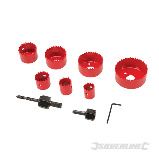 Silverline - Scies-cloches, 11 pcs - ø 21 - 64 mm