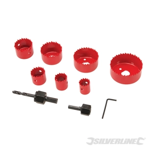 Silverline - Scies-cloches, 11 pcs - ø 21 - 64 mm