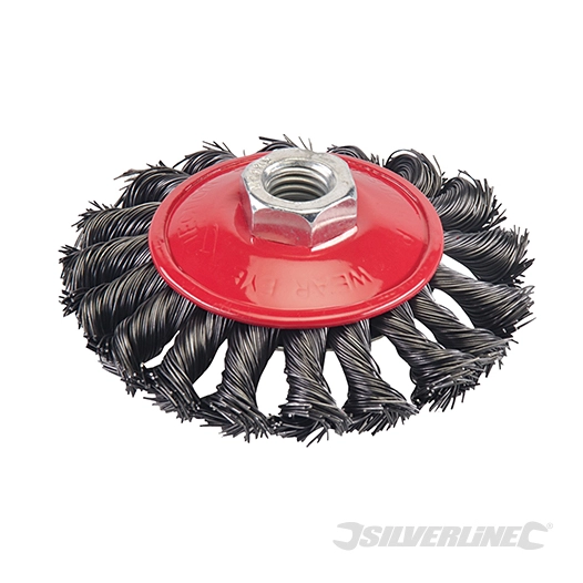 Silverline - Roue à fils d'acier torsadés - 100 mm