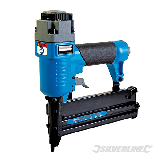 Silverline - Agrafeuse-cloueuse pneumatique 50 mm - Calibre 18