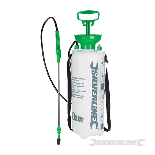 Silverline - Pulvérisateur à pression préalable, 10 L - 10 L