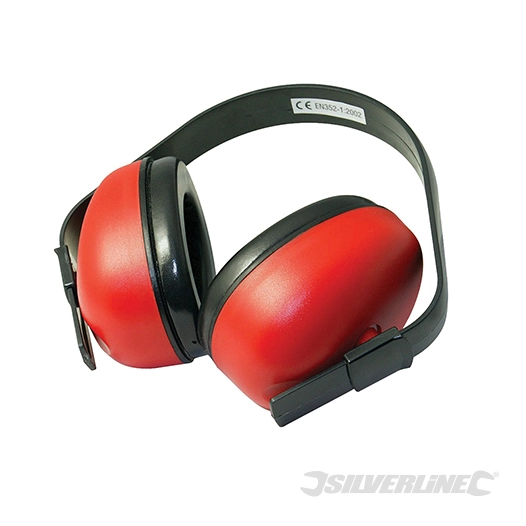 Silverline - Casque anti-bruit SNR 27 dB - H 30 dB, M 25 dB, L 18 dB