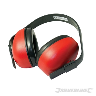 Silverline - Casque anti-bruit SNR 27 dB - H 30 dB, M 25 dB, L 18 dB