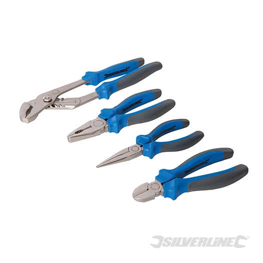 Silverline - Pinces Expert, 4 pcs - 4 pcs