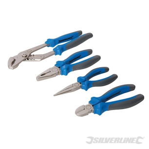 Silverline - Pinces Expert, 4 pcs - 4 pcs