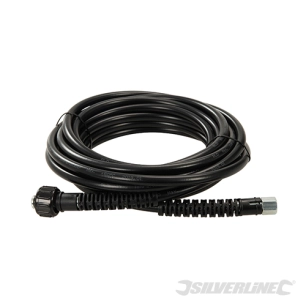 Silverline - Tuyau flexible pour nettoyeur haute-pression - 8 m