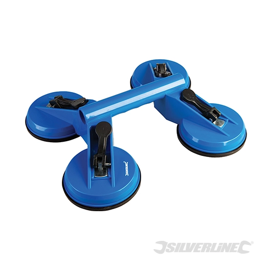 Silverline - Ventouse quadruple - 120 kg