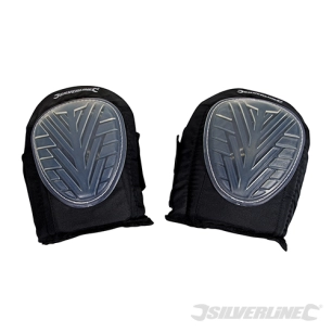 Silverline - Genouillères à coques et coussinets de gel - Ajustables