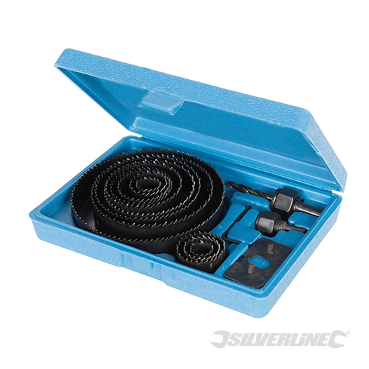 Silverline - Scies-cloches, coffret 16 pcs - ø 19 à 127 mm