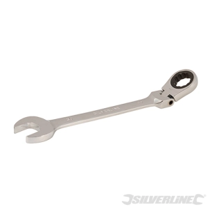 Silverline - Clé mixte à cliquet et à tête inclinable - 30 mm