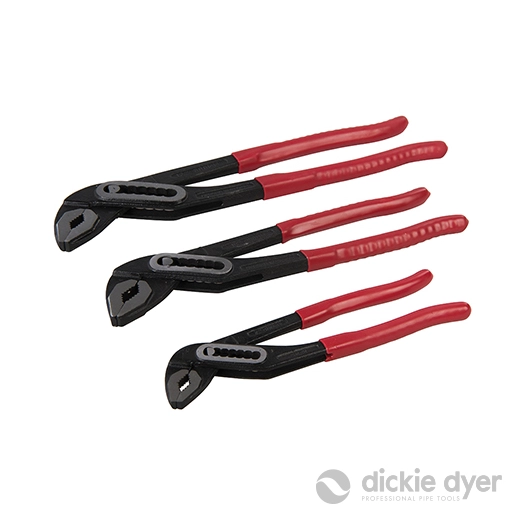 Dickie Dyer - Pinces multiprises à crémaillère, 3 pcs - 180-300 mm