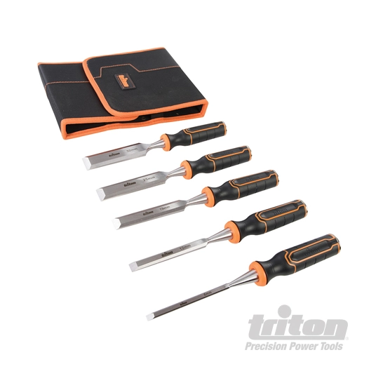 Triton - Ciseaux à bois, 5 pcs - TWCS5 - 6, 13, 19, 25 et 32 mm - 5 pcs