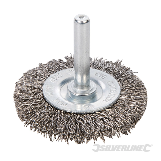 Silverline - Roue à fils d'acier inox - 50 mm