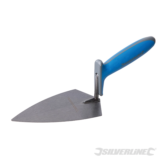 Silverline - Truelle à briqueter à poignée caoutchoutée - 200 x 105 mm