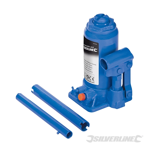 Silverline - Cric bouteille hydraulique - 6 tonnes
